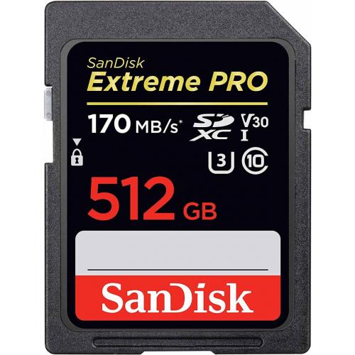 SANDISK SDXC Extreme Pro 512GB Class 10 [SDSDXXY-512G-GN4IN]