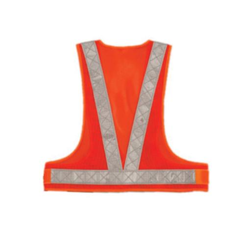 Allsafe Safety Vest V Mesh Fabric with Reflective Tape ALS-LX633O L - Orange