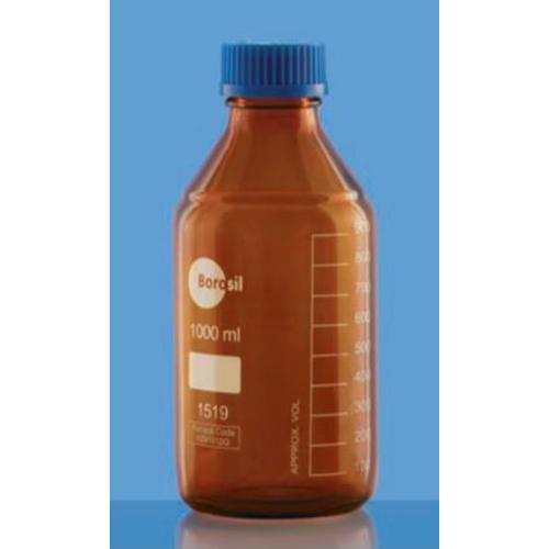 Borosil Bottles Reagent Wide Mouth Graduated with Screw Cap And Pouring Ring 5000 ml [1501033]