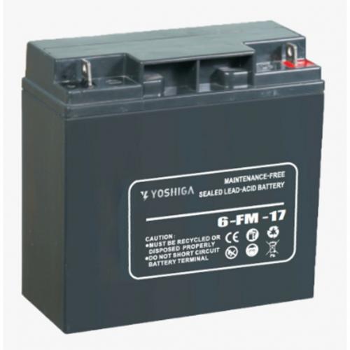YOSHIGA Battery 12V 17AH 6-FM-17