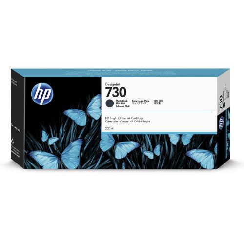 HP Matte Black Ink Cartridge 730 300 ml [P2V71A]