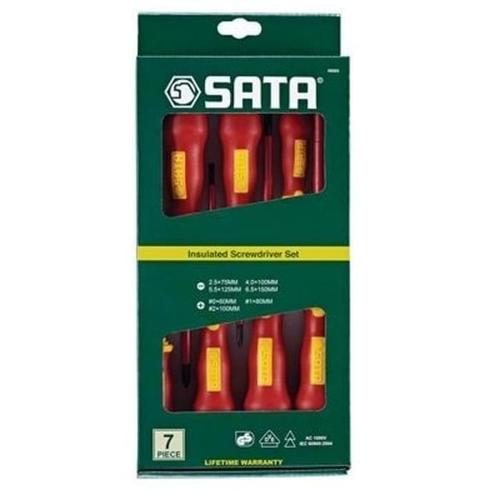 SATA T-Series VDE Insulated Screwdriver Set 09303