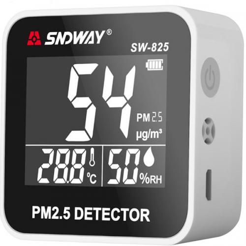 Sndway Air Quality Monitor PM2.5 Sensor + Humidity + Temperature SW-825
