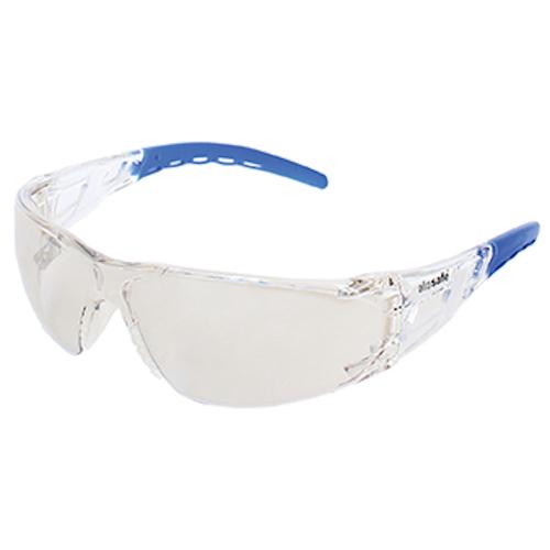 Allsafe Rinjani Safety Spectacles [ALS-SS-403] - Blue Tip Lens Grey