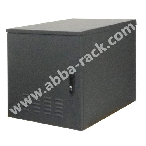 ABBA Rack Wallmount 19 Inch Rack 8U Depth 600 mm Outdoor W08-600-OUT Black