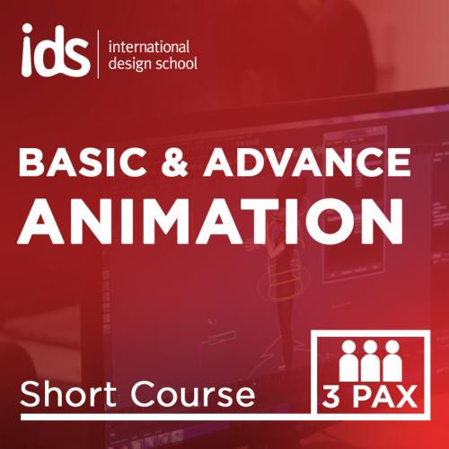 IDS Paket Basic + Advance Animasi 3 Pax