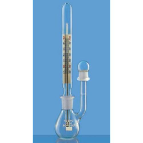 Borosil Bottles Specific Gravity Bottle with Thermometer / Pyknometer 25 ml [1627009]