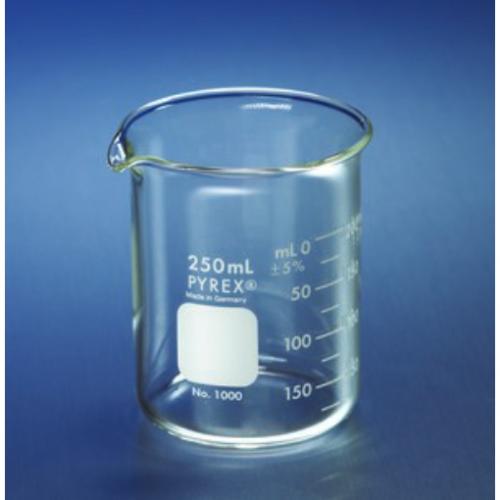 Borosil Flasks Boiling Flat Bottom Short Neck Interchangeable Joint 250 ml [4100021]