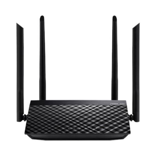 ASUS AC1200 Dual-Band Wi-Fi Router with four Antennas and Parental Control  RT-AC1200 V2 Black
