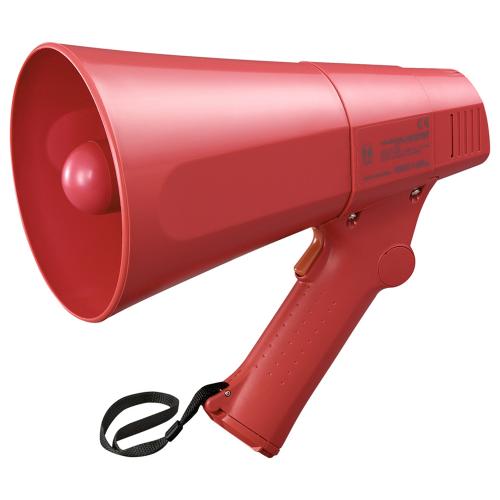 TOA ZR-510S Hand Grip Type Megaphone with Siren Red