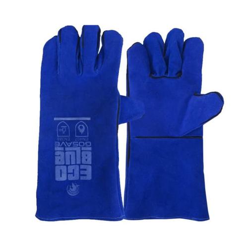 GOSAVE Leather Welding Gloves Ecoblue 14"