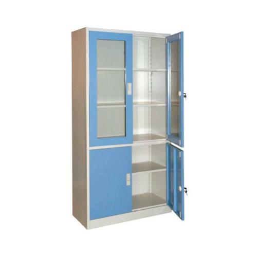 Jual Krisbow File Cabinet 4 Shelf 4 Door Swing Kw1700196 Blue Bhinneka