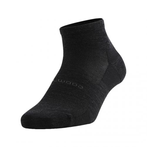 ZEALWOOD Merino 18 Short Sock Dual L - Black