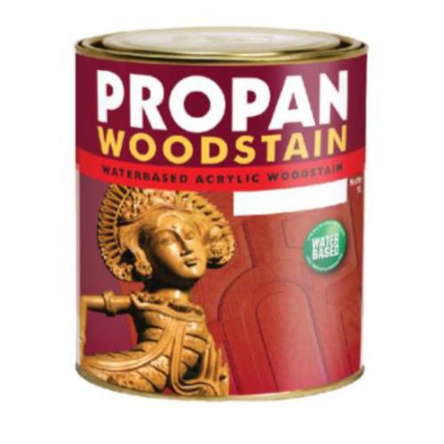 Propan Cat Kayu Wood Stain Waterbased 1 L Clear Gloss