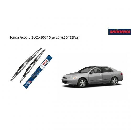 BOSCH Advantage Wiper for Honda Accord 2005-2007 Size 26" & 16" (2Pcs)