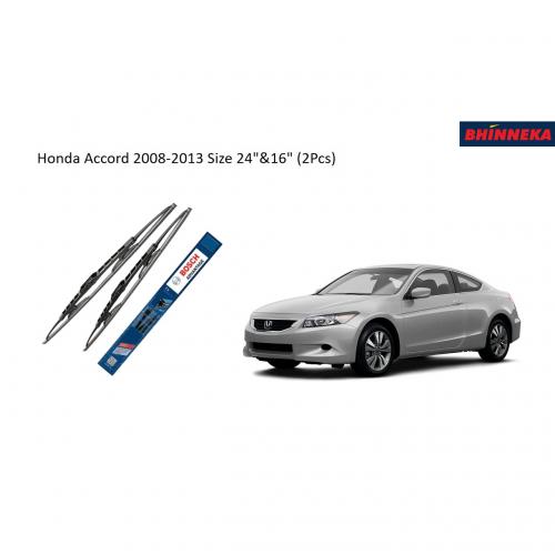 BOSCH Advantage Wiper for Honda Accord 2008-2013 Size 24" & 16" (2Pcs)