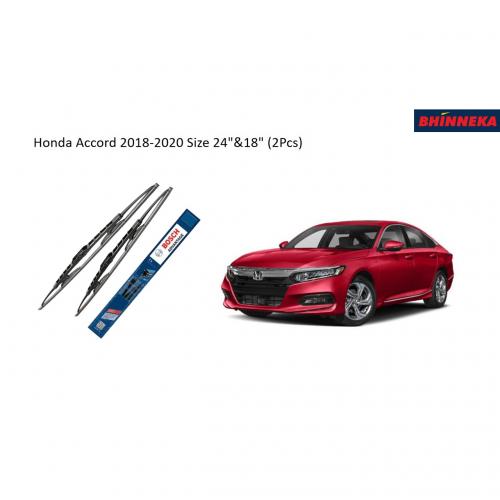 BOSCH Advantage Wiper for Honda Accord 2018-2020 Size 24" & 18" (2Pcs)
