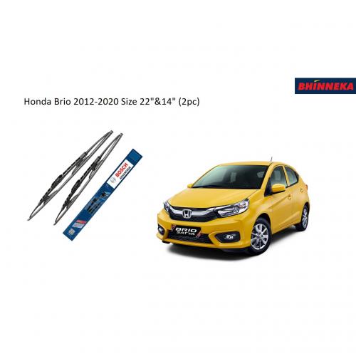 BOSCH Advantage Wiper for Honda Brio 2012-2020 Size 22" & 14" (2pc)