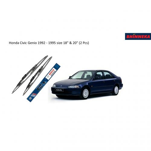 BOSCH Advantage Wiper for Honda Civic Genio 1992 - 1995 size 18" & 20" (2 Pcs)