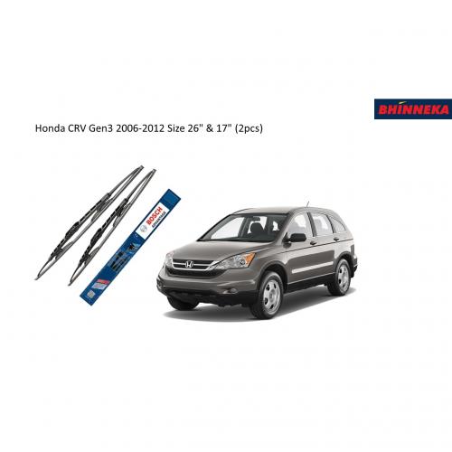 BOSCH Advantage Wiper for Honda CRV Gen3 2006-2012 Size 26" & 17" (2pcs)