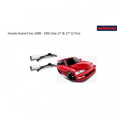 BOSCH Clear Advantage for Honda Grand Civic 1988-1991 Size 17" & 17" (2 Pcs)