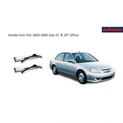 BOSCH Clear Advantage for Honda Civic VTi-s 2003-2005 Size 21" & 19" (2 Pcs)