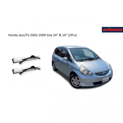 BOSCH Clear Advantage for Honda Jazz/Fit 2002-2009 Size 24" & 14" (2 Pcs)