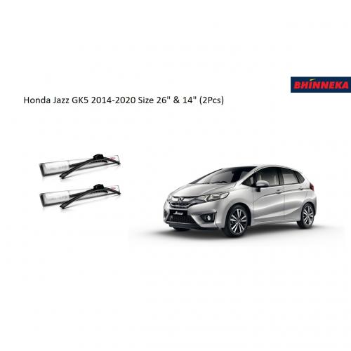 BOSCH Clear Advantage for Honda Jazz GK5 2014-2020 Size 26" & 14" (2 Pcs)