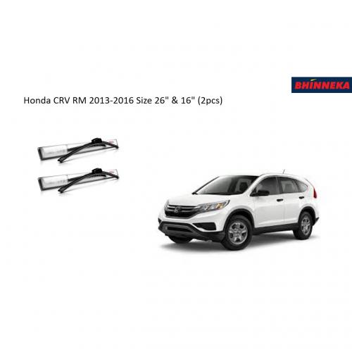 BOSCH Clear Advantage for Honda CRV RM 2013-2016 Size 26" & 16" (2pcs)