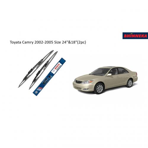 BOSCH Advantage Wiper for Toyata Camry 2002-2005 Size 24 Inch & 18 Inch