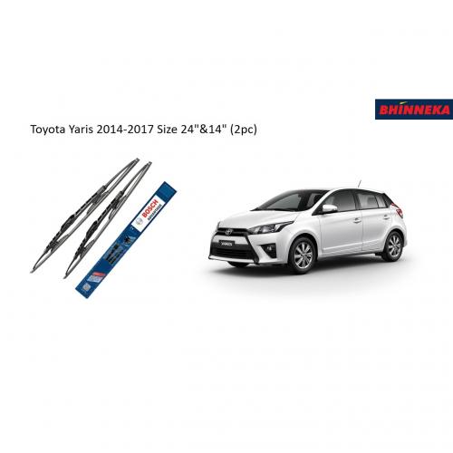 BOSCH Advantage Wiper for Toyota Yaris 2014-2017 Size 24 Inch & 14 Inch