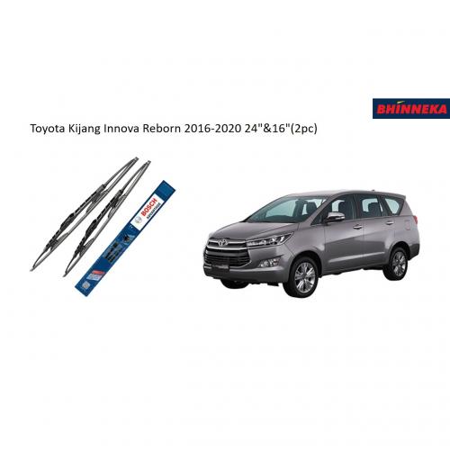 BOSCH Advantage Wiper for Toyota Kijang Innova Reborn 2016-2020 Size 24 Inch & 16 Inch