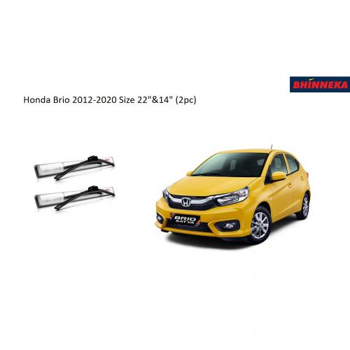 BOSCH Clear Advantage for Honda Brio 2012-2020 Size 22"&14" (2pc)