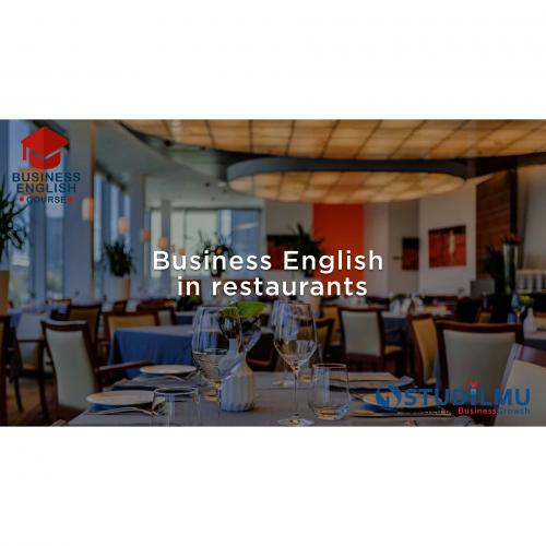 STUDiLMU Learning Business English in Restaurants