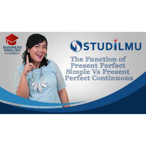 STUDiLMU The Function of Present Percfect Simple vs Present Perfect Continuous