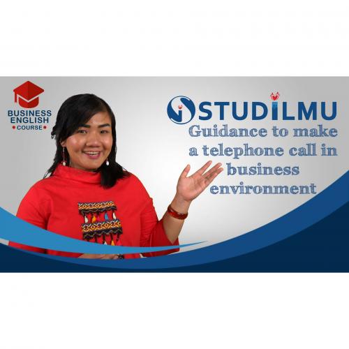 STUDiLMU Guidance To Make A Telephone Call In Business Environment