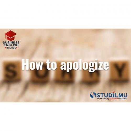 STUDiLMU How To Apologize