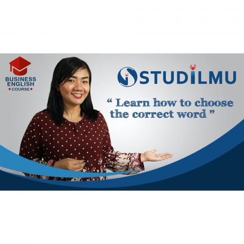 STUDiLMU Learn How to Choose The Correct Word