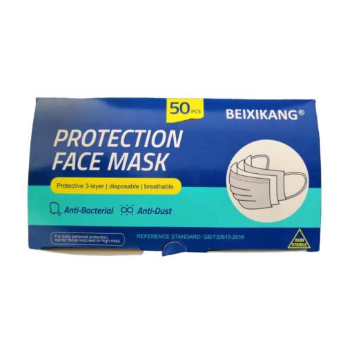 Beixikang Protection Face Mask 3 Ply 50 Pcs/Box