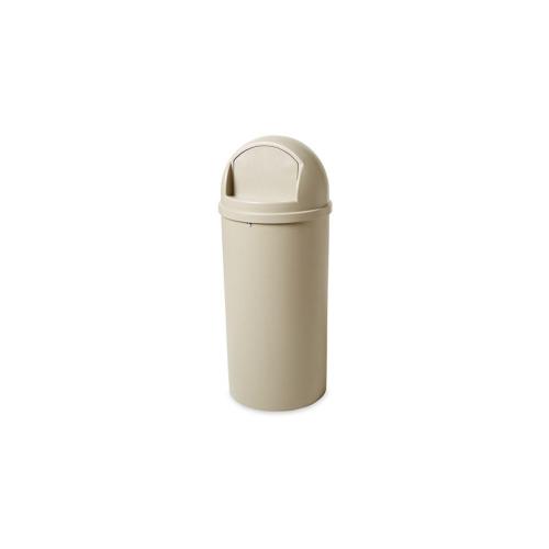 RUBBERMAID Marshall Container Without Liner 15 Gal/57 L FG816088BEIG Beige