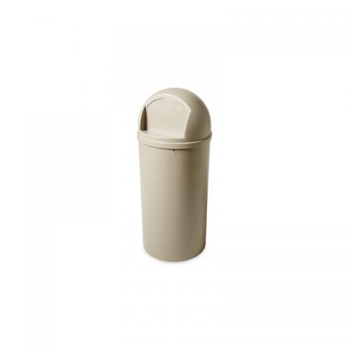 RUBBERMAID Marshall Container Without Liner 25 Gal/95 L FG817088BEIG Beige