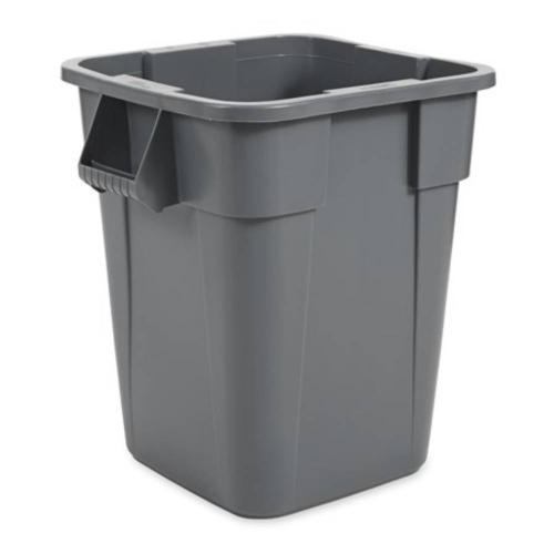 RUBBERMAID Brute 40 Gal Square Container FG353600GRAY Gray