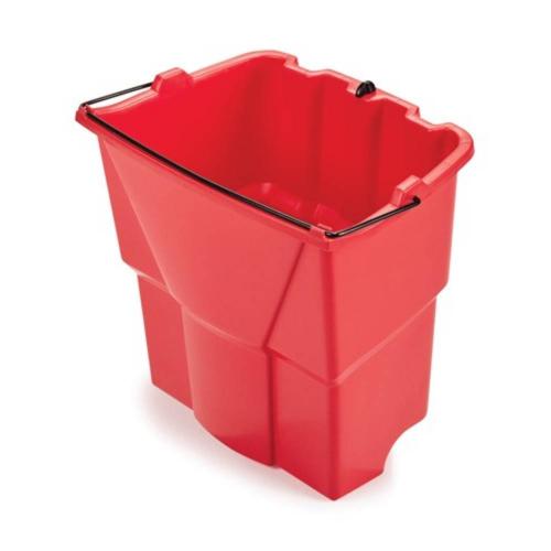 RUBBERMAID Wavebrake 18 QT Dirty Water Bucket [2064907] - Red
