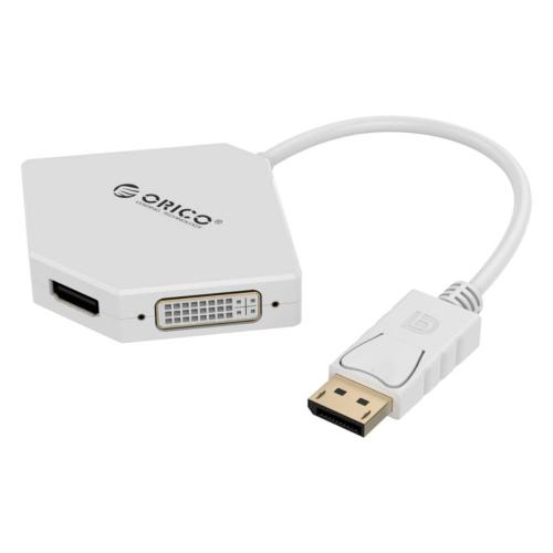 ORICO Adapter DisplayPort to HDMI/DVI/VGA DPT-HDV3 White