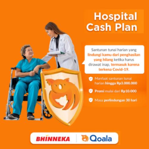 Qoala Qomplete Hospital Cash Plan + Covid 19