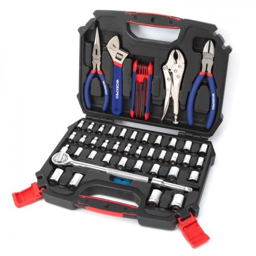 Workpro Tool and Socket Set In Bmc 52 Pcs [W003020]