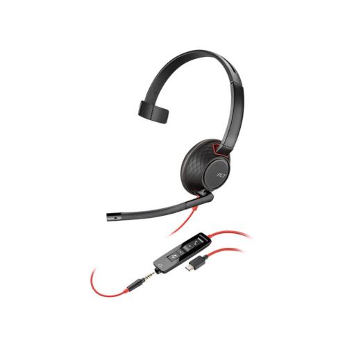 PLANTRONICS Blackwire 5210 USB Type-A Mono On-Ear Headset 207577-01