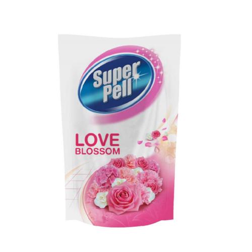 SUPER PELL Pembersih Lantai 770 ml Refill Love Blossom
