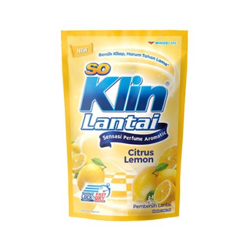 SO KLIN Pembersih Lantai Citrus Lemon 780 ml