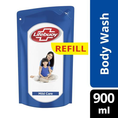 LIFEBUOY Body Wash Refill Mild Care 900 ml